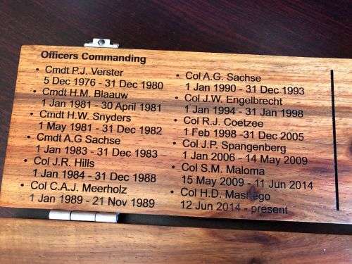 5 RECCE REGT. NUMBERED COIN SET (EVERY COIN ALSO NUMBERED)SET 21/120.1976-2016
