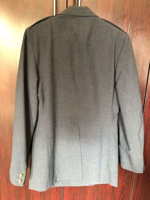 SA AIR FORCE STEP OUT JACKET AND SIDE CAP-THE JACKET A SIZE MEDIUM-MEASURES 50 CM ARMPIT TO ARMPIT-L