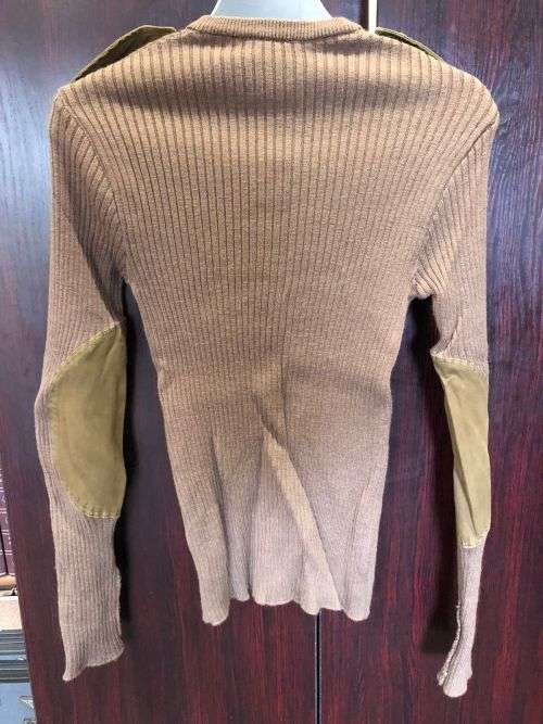 SADF PERIOD PULLOVER (JERSEY) SIZE SMALL-MEASURES 46 CM ARMPIT TO ARMPIT-LABELLED AND DATED 1986-GOO