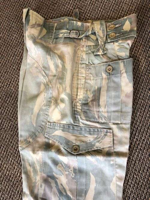 TRANSKEI CAMO TROUSERS-SIZE 30-PIPE LENGTH IS 75 CM-USED BUT GOOD CONDITION,WITHOUT ANY DAMAGE