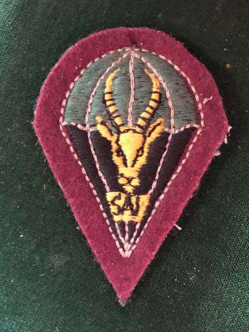 1 PARA BATTALION NON-AIRBORNE QUALIFIED BERET BADGE-WORN FOR SHORT PERIOD AND DISCONTINUED IN 1986-E