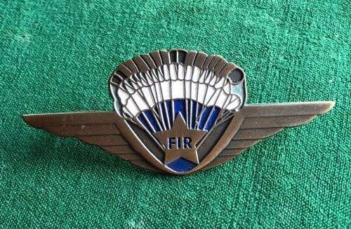 DEMOCRATIC REPUBLIC OF THE CONGO PARA WING- 2ND CLASS-BRONZE- 2 PINS