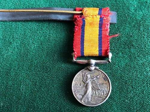 MINIATURE SILVER QSA MEDAL