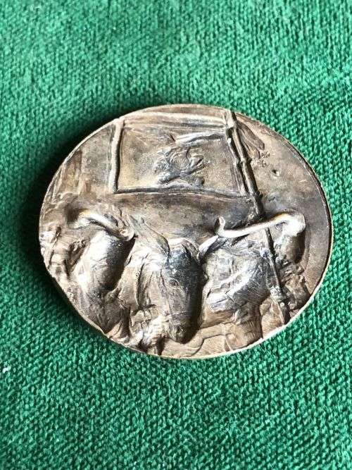 ITALIAN MEDAL-XVIII COLONIAL SOMEGGIATA-ARTILLERY GROUP-DIAMETER 30 MM
