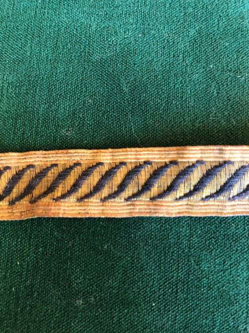ITALIAN M.1915 STRIPE FOR WARRANT OFFICERS-MEASURES 15,5 CM