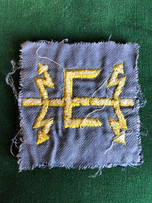 ITALIAN WW2 CLOTH PATCH-EMBROIDERED