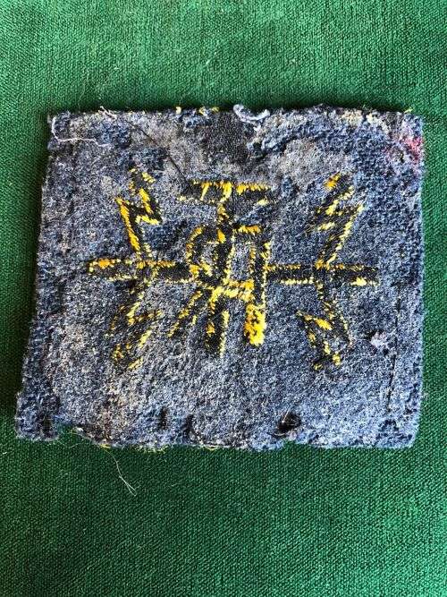 ITALIAN WW2 CLOTH PATCH-EMBROIDERED