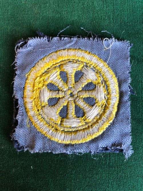 ITALIAN WW2 CLOTH PATCH- EMBROIDERED
