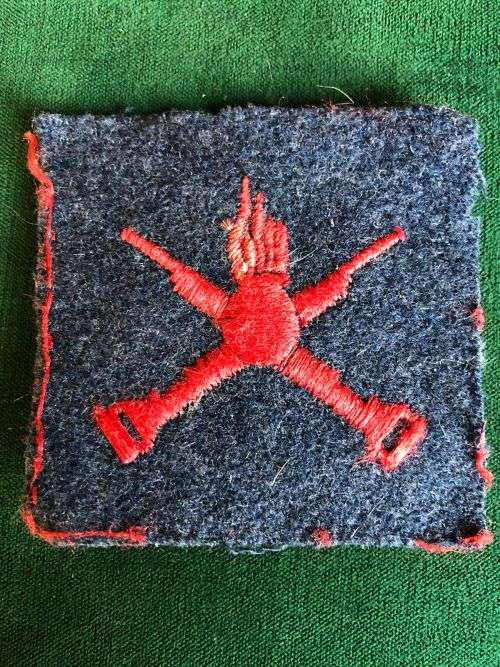 ITALIAN WW2 CLOTH PATCH- EMBROIDERED
