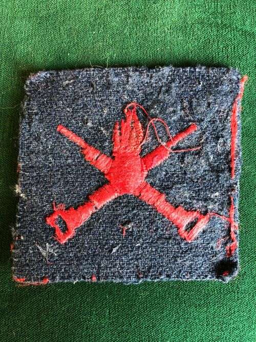 ITALIAN WW2 CLOTH PATCH- EMBROIDERED