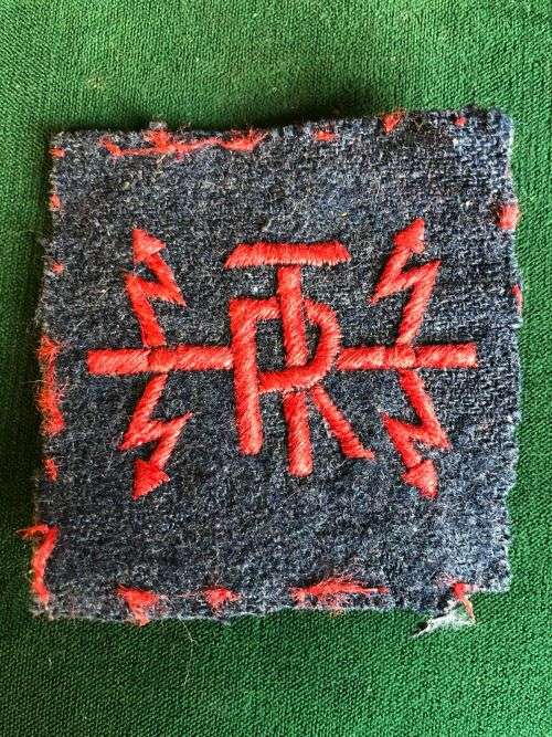 ITALIAN WW2 CLOTH PATCH- EMBROIDERED