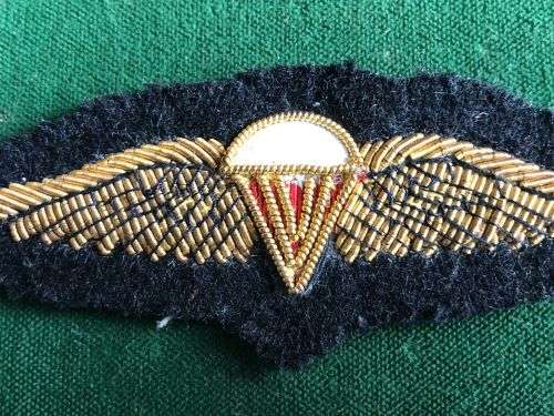 SA NAVY FREEFALL PARACHUTE WING FOR WINTER UNIFORM