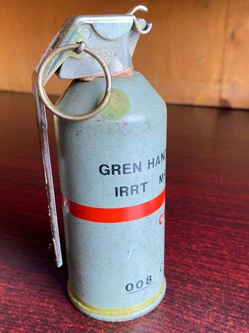 M9102A1 RIOT HAND GRENADE -GREEN -INERT