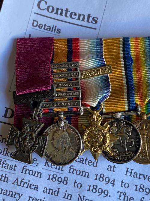 GROUP OF 11 MINIATURE MEDALS TO LT. COL. WILLIAM JOHN ENGLISH VC-ALL AUTHENTIC MINIATURE SILVER MEDA