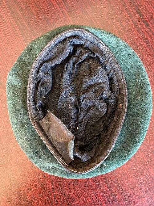 INFANTRY BERET-INSIDE RING MEASURES 50CM