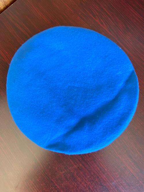 ORDNANCE SERVICE LIGHT BLUE BERET -SIZE 60- VERY GOOD CONDITION