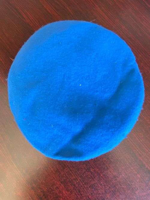 ORDNANCE SERVICE,LIGHT BLUE BERET ,SIZE 59- VERY GOOD CONDITION