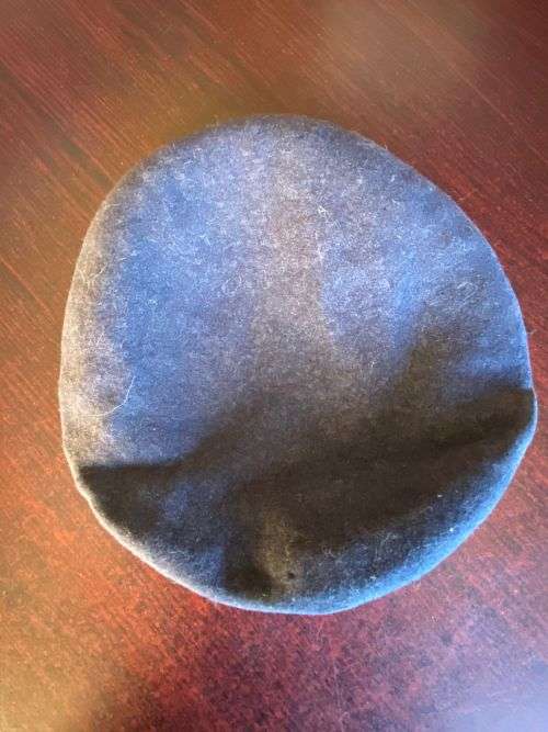 SA ARMY DARK BLUE BERET- INSIDE RING MEASURES 53CM