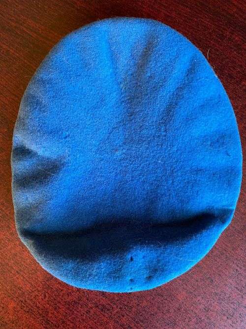 ORDNANCE SERVICE BERET-INSIDE RING MEASURES 48 CM