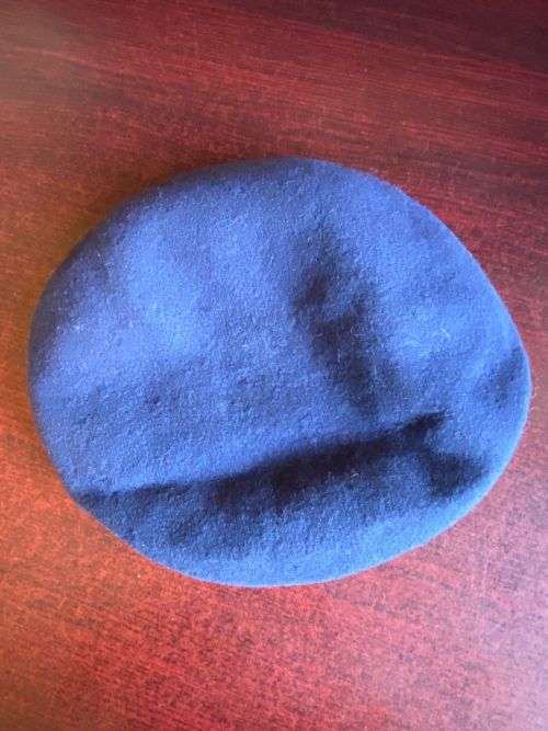 SA ARMY BERET-DATED 2014-SIZE 55-DARK BLUE-GOOD CONDITION