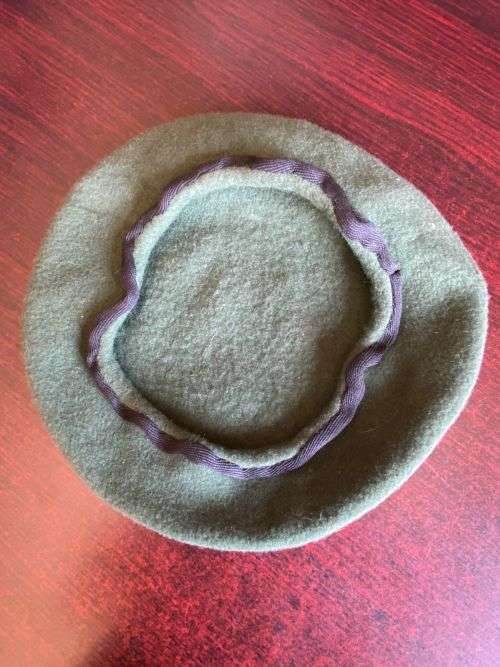SA INFANTRY BERET -INSIDE RING MEASURES 45 CM