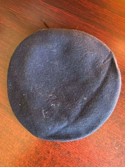 SA ARMY BERET-DATED 2006-SIZE 62-DARK BLUE-GOOD CONDITION