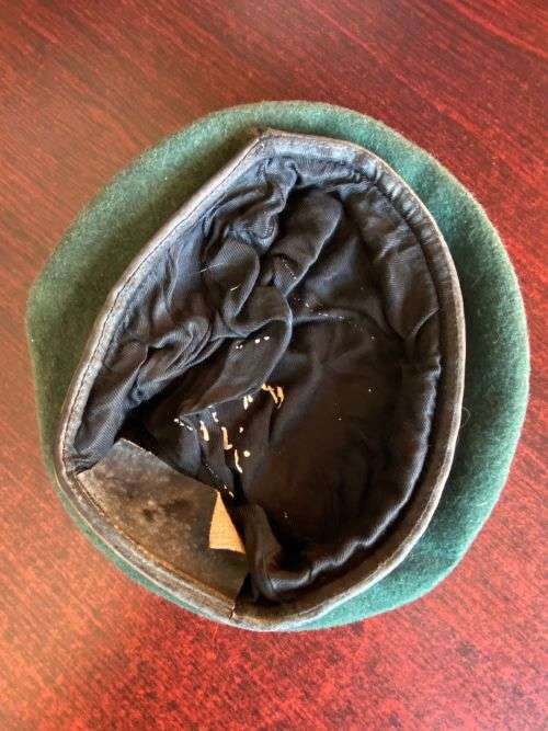 SA INFANTRY BERET-INSIDE RING MEASURES 47 CM