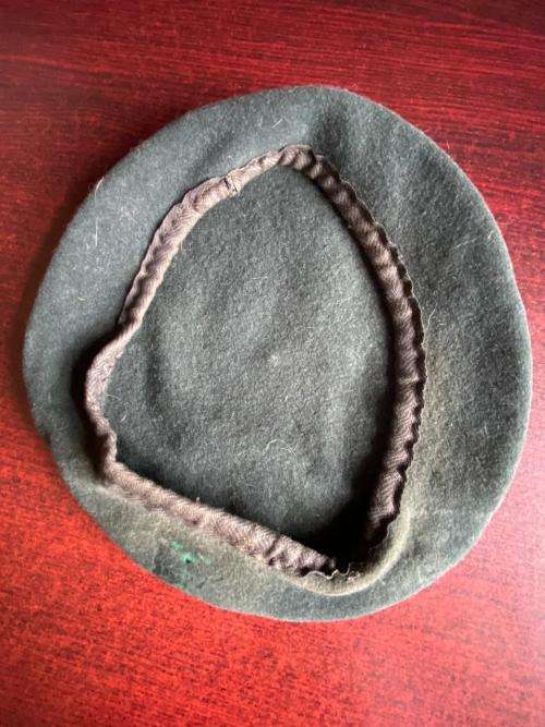 SA INFANTRY BERET-INSIDE RING MEASURES 53 CM
