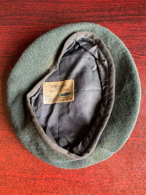 SA INFANTRY BERET -SIZE 56-DATED 2007