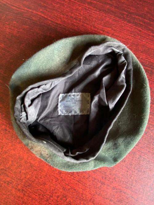 SA INFANTRY BERET DATED 2002-SIZE 57