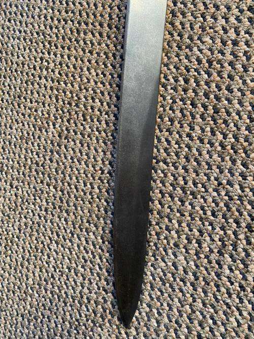 BRITISH 1859 PATTERN CUTLASS BAYONET,CONVERTED FOR MARTINI HENRY STEEL BOWL GUARD WITH SWORD KNOT SL