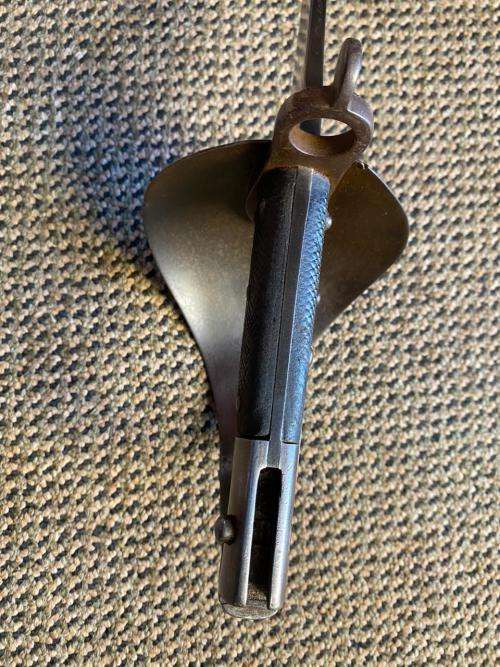 BRITISH 1859 PATTERN CUTLASS BAYONET,CONVERTED FOR MARTINI HENRY STEEL BOWL GUARD WITH SWORD KNOT SL