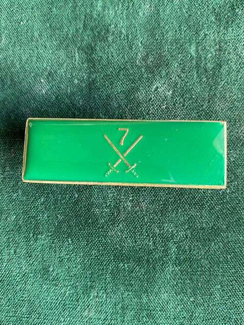 7 INFANTRY DIVISION COMMAND BAR-2ND TYPE-2 PINS
