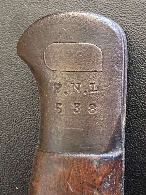 BRITISH 1907 BAYONET WITH HOOKED QUILLON-OVERALL LENGTH 555 MM