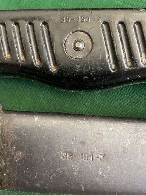 YUGOSLAVIAN M56 BAYONET FOR THE 7,62 M 1956 SUB MACHINE GUN- OVERALL LENGTH 280MM