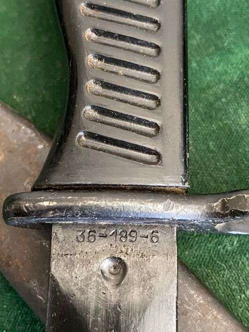 YUGOSLAVIAN M56 BAYONET FOR THE 7,62 M 1956 SUB MACHINE GUN- OVERALL LENGTH 280MM