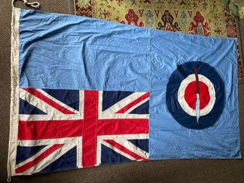 ROYAL RHODESIAN AIR FORCE FLAG -PRE U.D.I. STITCHED,DOUBLE SIDED-MEASURES 94X166