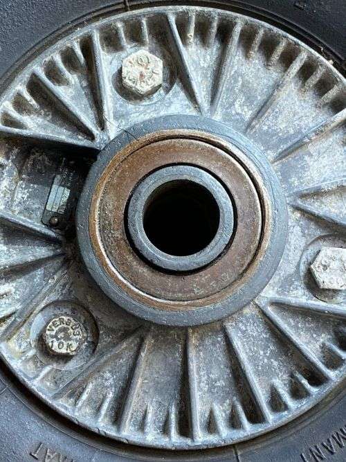 AUTHENTIC WW2 GERMAN FIGHTER AIRCRAFT MESSERSCHMITT BF109 TAIL WHEEL-ALSO USED ON THE FOEKE WULF 190