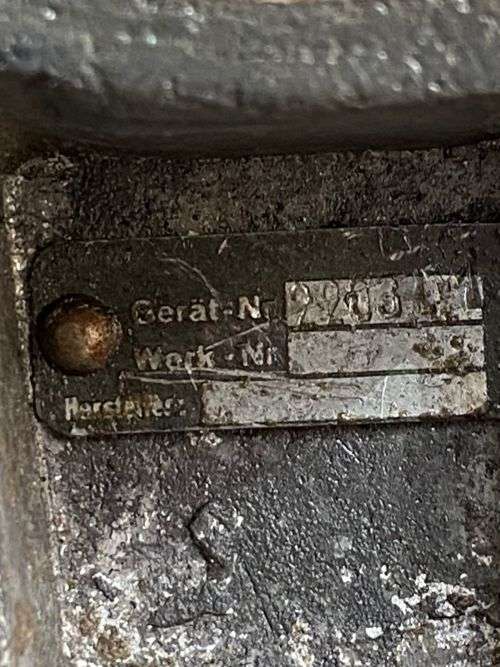 AUTHENTIC WW2 GERMAN FIGHTER AIRCRAFT MESSERSCHMITT BF109 TAIL WHEEL-ALSO USED ON THE FOEKE WULF 190
