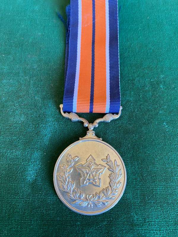 FULL SIZE SADF GENERAL SERVICE MEDAL(GSM) 1987-NUMBERED