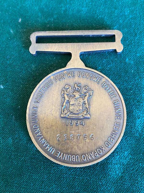 FULL SIZE UNITAS MEDAL- NO RIBBON