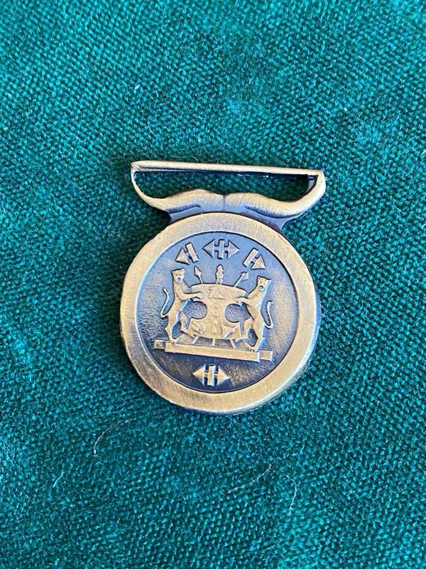 BOPHATSWANA MINIATURE LONG SERVICE MEDAL IN BRONZE- NO RIBBON