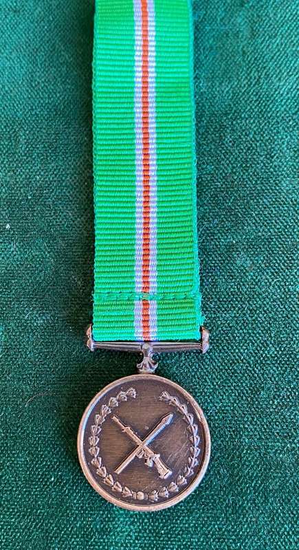 TRANSKEI-MINIATURE MILITARY RULE MEDAL
