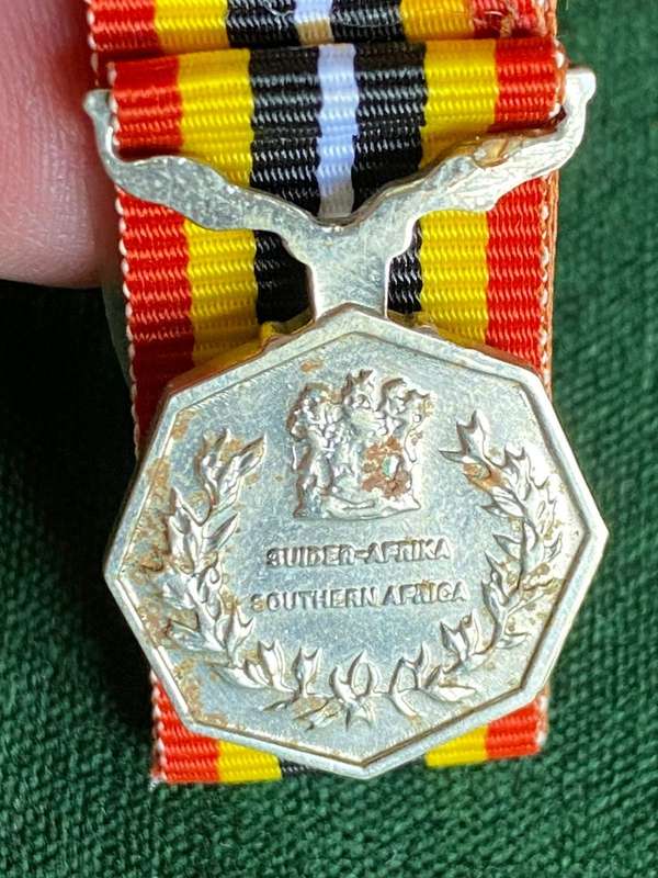 MINIATURE SOUTHERN AFRICA MEDAL (SAM) 1987-1990