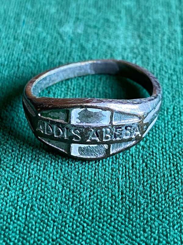 ORIGINAL ITALIAN WW2-ADDIS ABEBA RING