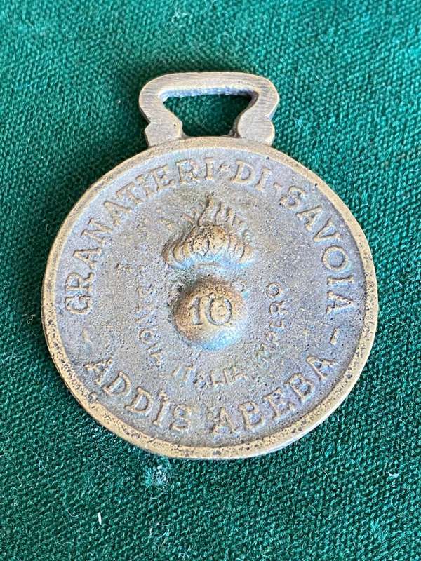 ITALIAN WW2 MEDAL-DIAMETER 34 MM