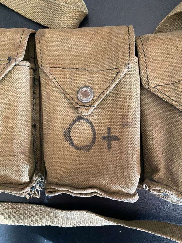 RHODESIAN FEREDAY AND SONS,SALISBURY-4 POCKET CHEST WEBBING,COMBAT USED,BUT GOOD AND COMPLETE CONDIT