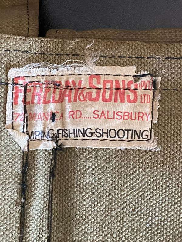 RHODESIAN FEREDAY AND SONS,SALISBURY-4 POCKET CHEST WEBBING,COMBAT USED,BUT GOOD AND COMPLETE CONDIT