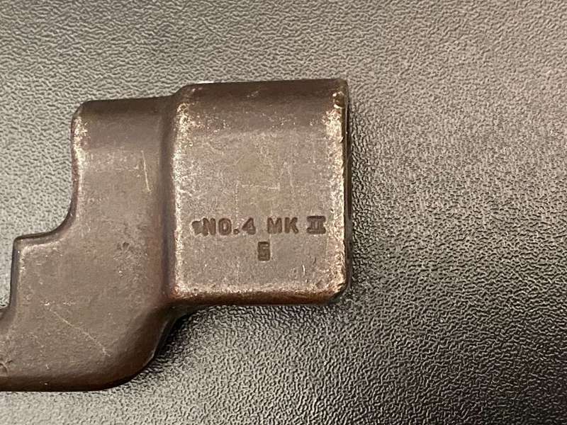 .303 RIFLE NO 4 MK11-SAVAGE BAYONET WITH VICTORY PLASTIC SCABBARD