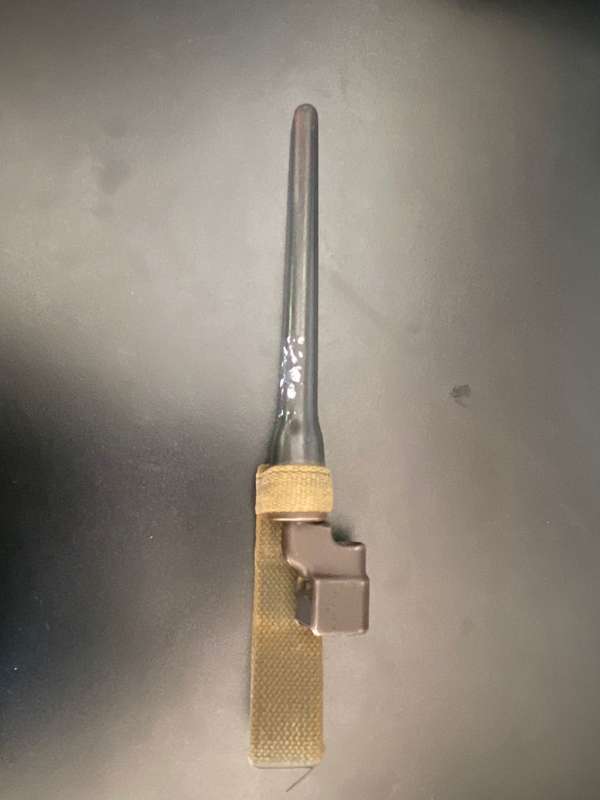 .303 RIFLE NO 4 MK11-SAVAGE BAYONET WITH VICTORY PLASTIC SCABBARD
